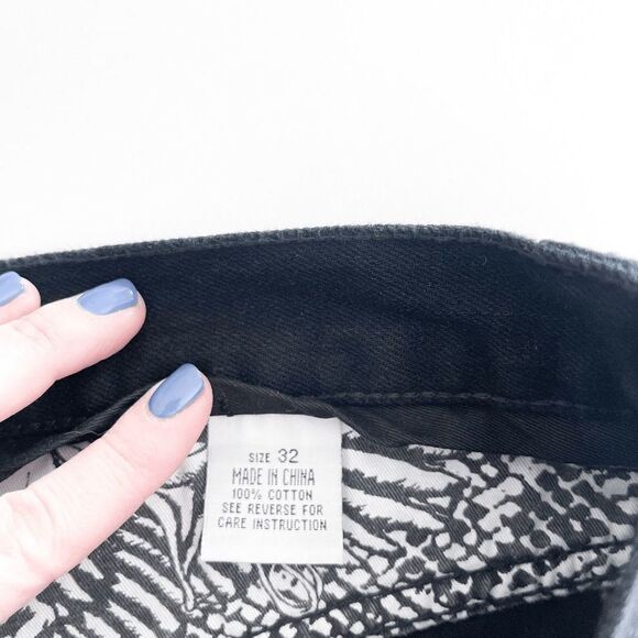 Y2K Billabong Men's Jeans RARE Kelliot Low Waist Chad Bartie Fit Black 32 NWT - Picture 4 of 12